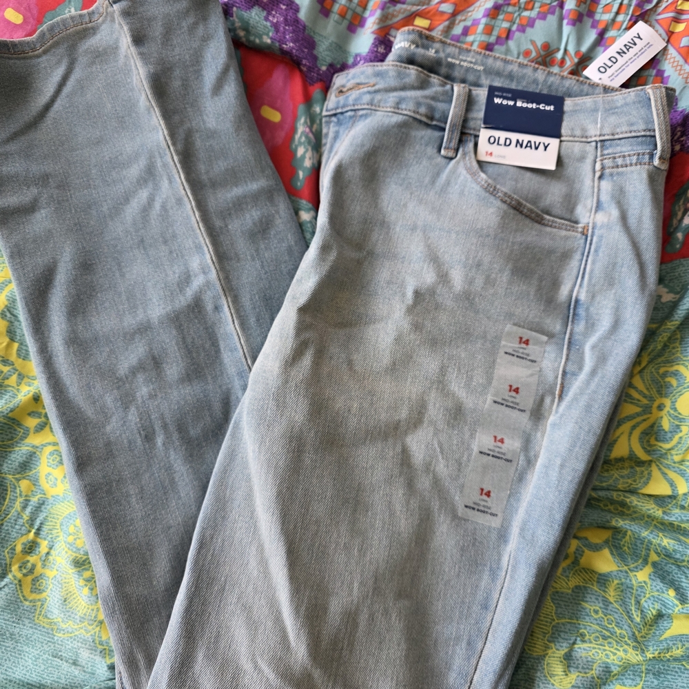 Old Navy Light Blue Boot Cut Women's Jeans
